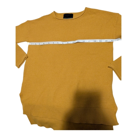 Cynthia Rowley Mustard, Long Sleeve Blouse/Sweater. Size S. - Picture 5 of 6